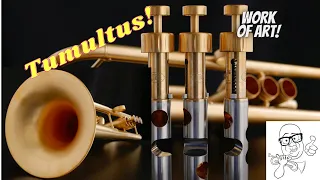 Another work of Art!   Check out this Gold Plated  Bohme Tumultus:  ACB Show and Tell #trumpet #acb