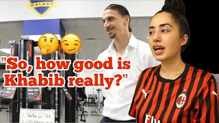 SWEDE REACTS TO Zlatan Asks Urijah How Good Khabib Really Is 🤔🙃