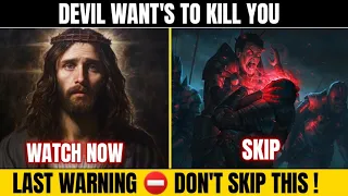 My child, Devil wants to kill you don't skip | God's Message Today | Jesus Message #jesuswords