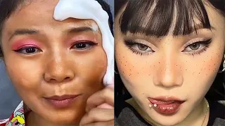 Asian Makeup Tutorials Compilation | New Makeup 2021 | 美しいメイクアップ/ part 217