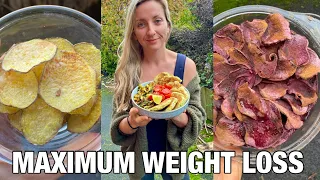 Potato Reset Day 12 | Meal Plan & Grocery Haul | WHAT I EAT IN A DAY | Down 60 Pounds