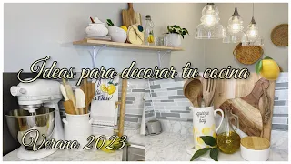 IDEAS PARA DECORAR TU COCINA EN VERANO/ CON LIMONES 🍋 #ideas #cocina #verano