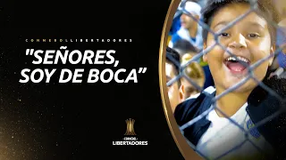 La hinchada de Boca Juniors canta: "Señores, soy de Boca y lo sigo a todos lados..."