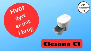 Hvad koster det at bruge det nye toilet : Clesana C1