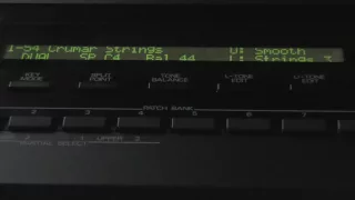 Sonidos Gruperos en un Roland D-50