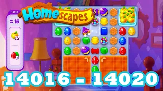 Homescapes Level 14016 - 14020 HD 3 - match puzzle Gameplay | android | IOS | 14017 | 14018 | 14019