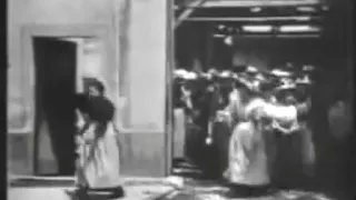 The Lumière Brothers first film - La Sortie de l'Usine Lumière à Lyon.