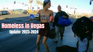 Las Vegas Homeless: Raw and Uncut Homeless Crisis 2023-2024 Part 1