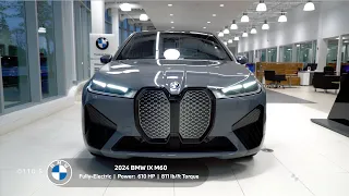 BMW IX M60 (2024) - Storm Bay Metallic - Sensatec Black Interior Design Atelier