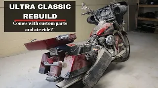 Totaled Custom Bagger Project l Budget Rebuilds l Part 1