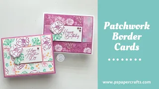 How to make a Patchwork Border Card