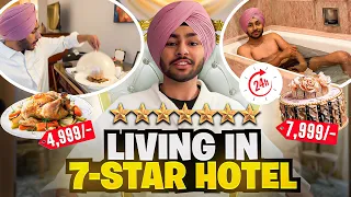 LIVING IN 5 STAR TAJ HOTEL FOR 24 HOURS😱 - 40,000₹ Per Day EXTRA LUXURY😍 - BEING SARDAR