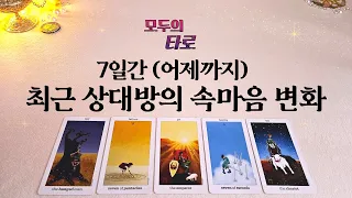 [타로] 최근 7일 동안 상대방의 속마음 변화!