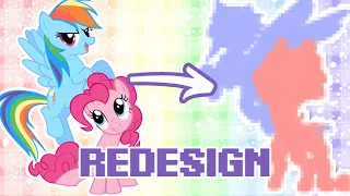 redesigning my little pony characters!! part 2 ✯ (speedpaint + commentary)