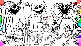 POPPY PLAYTIME CHAPTER 4 Coloring Pages / How to Color All New  Bosses and Monsters / NCS MUSIC