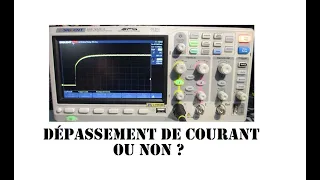 Cyrob : Mesure limitation de courant d'une alim RD6006 avec un SDS1202X-E