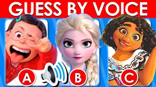 Guess The Voice of Your Favorite DISNEY Characters...! | Encanto, Turning Red, and many more....