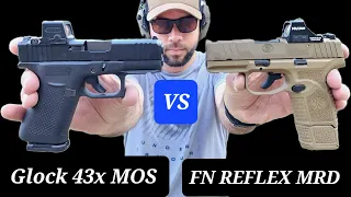 FN REFLEX MRD VS GLOCK 43X MOS