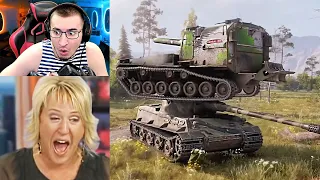 СМЕШНОЙ World of Tanks ПРИКОЛЫ и БАГИ в WoT #132​​ - РЕАКЦИЯ БЛАДИ