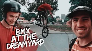 RIDING BMX AT THE DREAM BACKYARD SKATEPARK