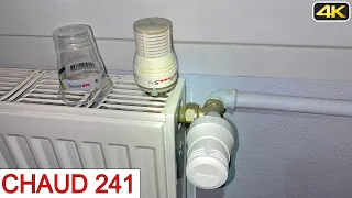 Chaud241-Remplacement de la tête thermostatique du radiateur et information de la documentation