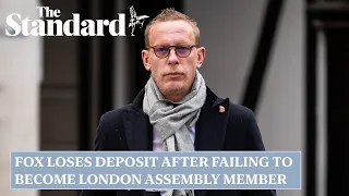 Laurence Fox loses deposit after failing to become London Assembly member