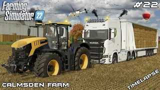 SCANIA S780 got stuck while selling BALES | Calmsden Farm | Farming Simulator 22 | Episode 22