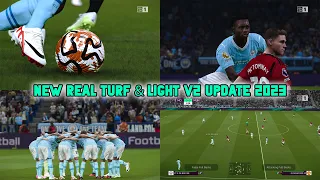 NEW REAL TURF & LIGHT V2 UPDATE 2023 || ALL PATCH COMPATIBLE || REVIEWS GAMEPLAY