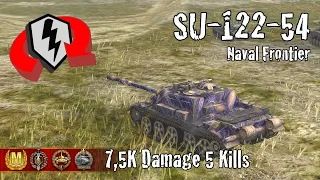 SU-122-54  |  7,5K Damage 5 Kills  |  WoT Blitz Replays