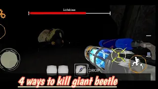 4 ways to kill giant beetle || the twins