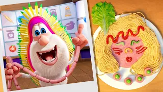 Booba 🍝 Essen Puzzle: Spaghetti-Gesichter 🍜 Lustige Cartoons für Kinder - Booba ToonsTV