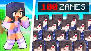 APHMAU vs 100 ZANES in Minecraft!