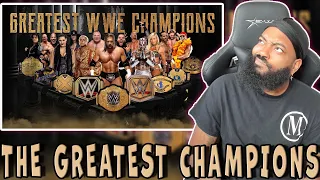 ROSS REACTS TO THE GREATEST CHAMPIONS OF EVERY SINGLE WWE CHAMPIONSHIP