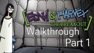 Edna & Harvey: The Breakout Walkthrough Part 1. Escaping the cell & trapping Babbitt (No Commentary)