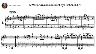 Mozart - Variations on a  Minuet by Fischer, K.179 (1774) {Ingrid Haebler}