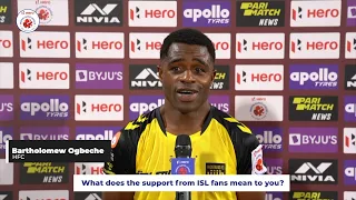 Bartholomew Ogbeche reacts to fans returning | Hero ISL 2021-22
