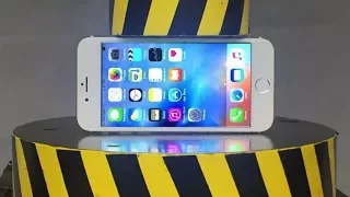 EXPERIMENT HYDRAULIC PRESS 100 TON vs iPhone