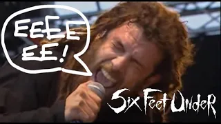 Chris Barnes - EEEEEEEE Screech Compilation (Six Feet Under)