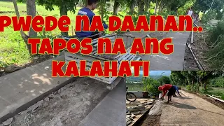 Nasubukan agad Ang daan | Kalahati na nag tapos..