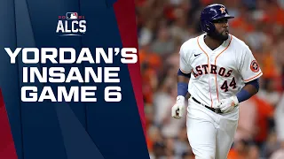 Astros' Yordan Alvarez GOES INSANE in ALCS Game 6!!! (4-for-4, 2 doubles, triple!)