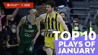 Top 10 Plays | January | 2021-22 Turkish Airlines EuroLeague
