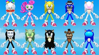 FIND the SONIC MORPHS *How To Get ALL 60 Morphs and Badges* PART 1! Roblox