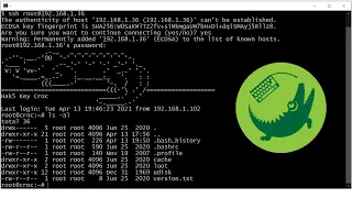 Key Croc WiFi Setup and SSH shell access