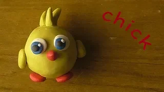 How to make chick #forkids #chick #fromclay #howtomake