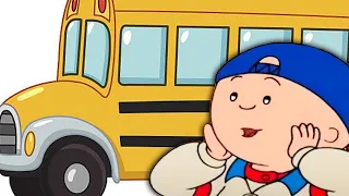 First Time Riding The School Bus | Caillou Compilations