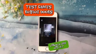 Roblox Doors | iPhone Se 2016 | iOS 15.7