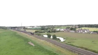 LEANDER, North Wales coast line, west coast railways steam train