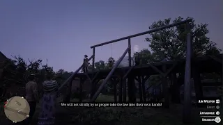 RDR2 - Arthur Saves Killer Prostitute From Hanging