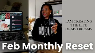 FEBRUARY MONTHLY RESET 2024| setting goals, monthly reflection & monthly favorites
