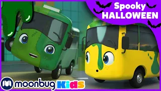 Zombie SLIME Buster At The Carwash | Go Buster ! | Kids Stories | Spooky Halloween Stories For Kids